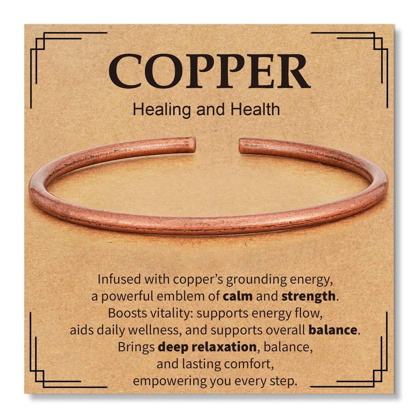 Pure Copper Bracelets for Women Men Waterproof Healing Cuff Bracelets Adjustable Chunky Healing Copper Bangle Jewelry Gifts