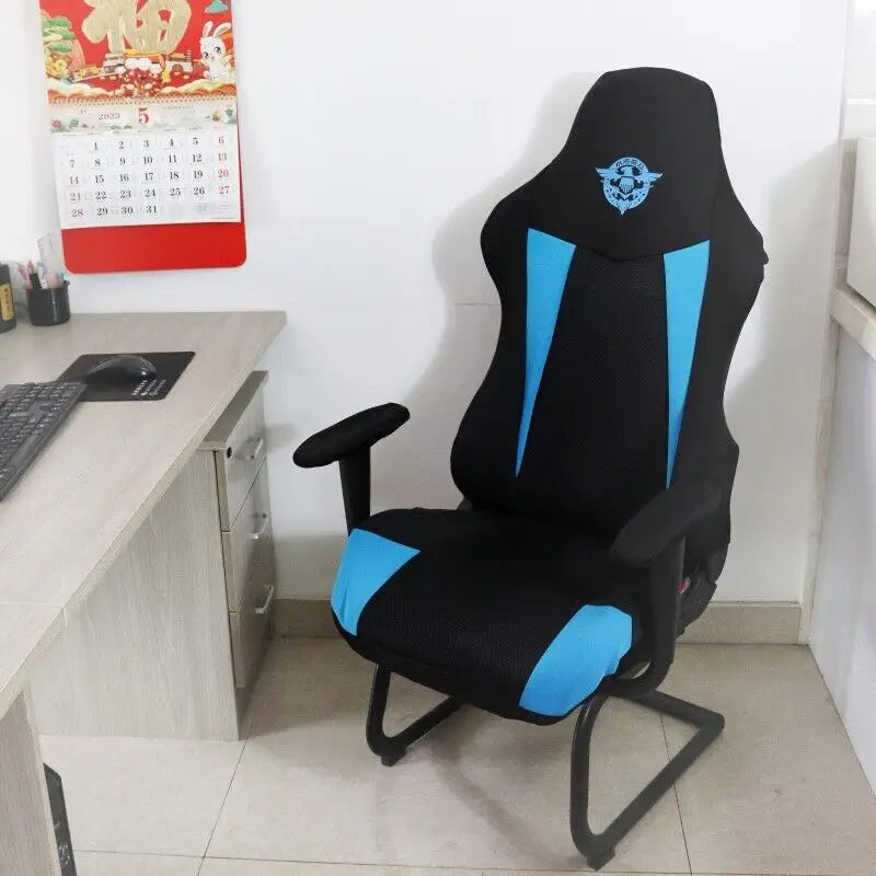 Gaming Chair Cover Elastic Breathable Dustproof Chair Protector Universal Soft Elasticity Polar Fleece Armchair Slipcovers