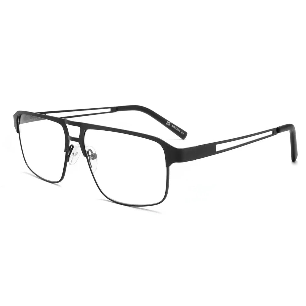 Blue light Reading Glasses for Men Metal Frame Readers Computer Eyeglass fit read Magnifier Presbyopia Lens Eyewear +0.75~3.0