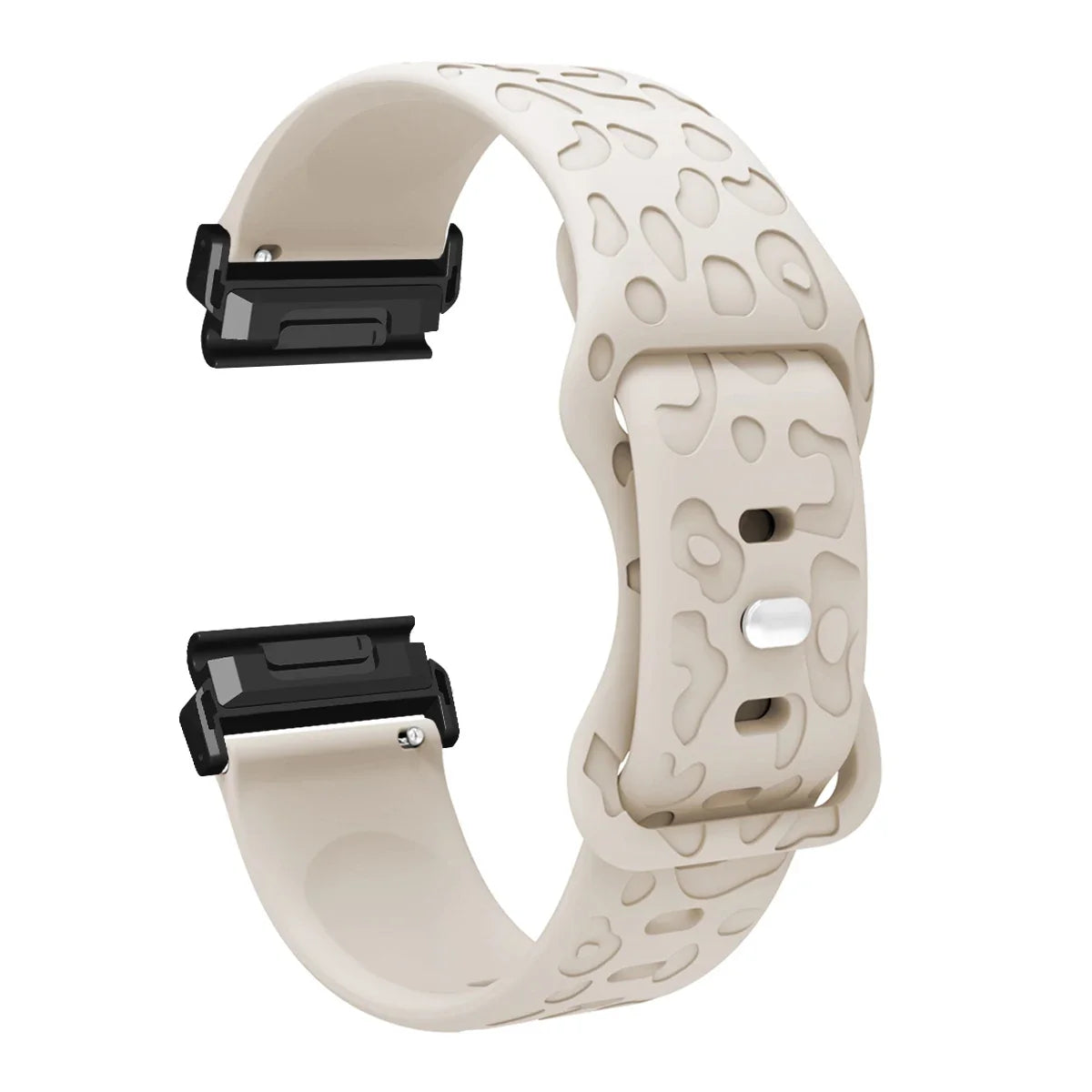 Garmin QuickFit 22/26mm Embossed Silicone Band with Tuck Closure