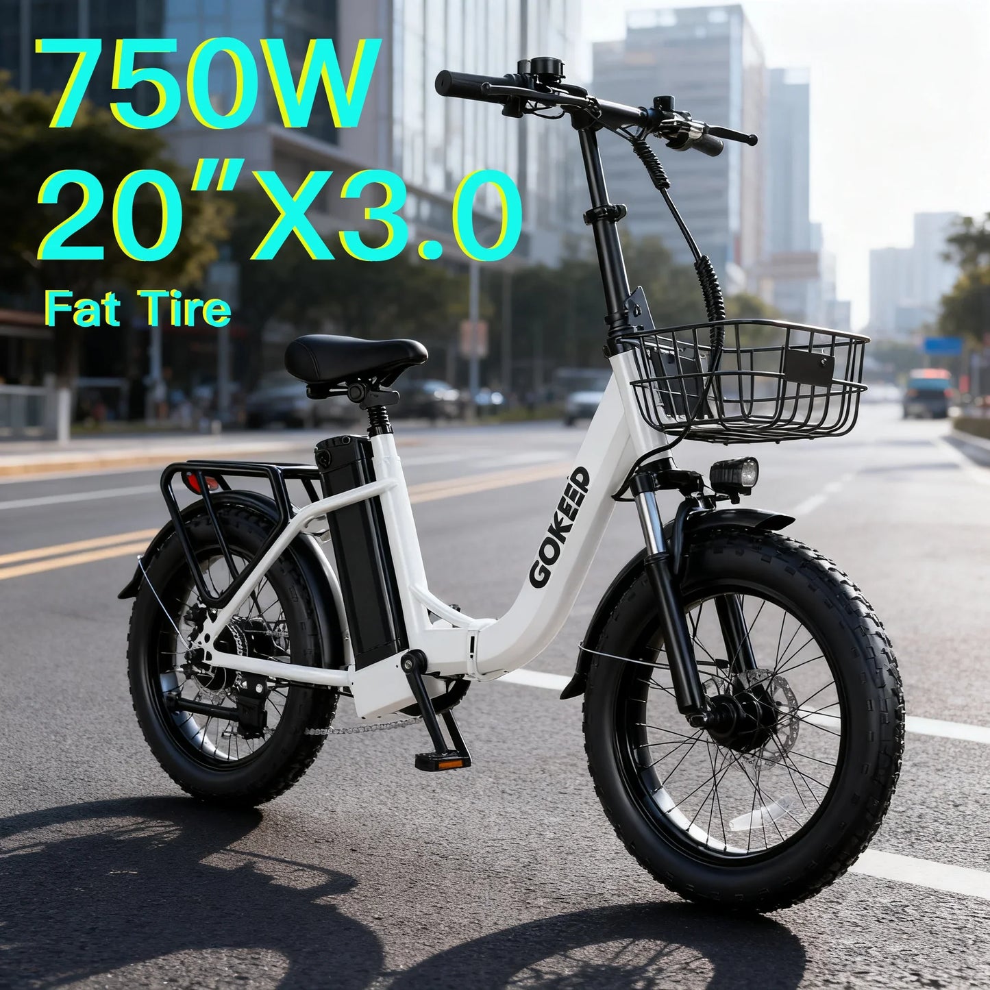 L20  E-Bike 750W motor 48V10AH folding mountain Electric Bicycle Mechanical brake 20*3-inch tire urban commuting Electric  Bike