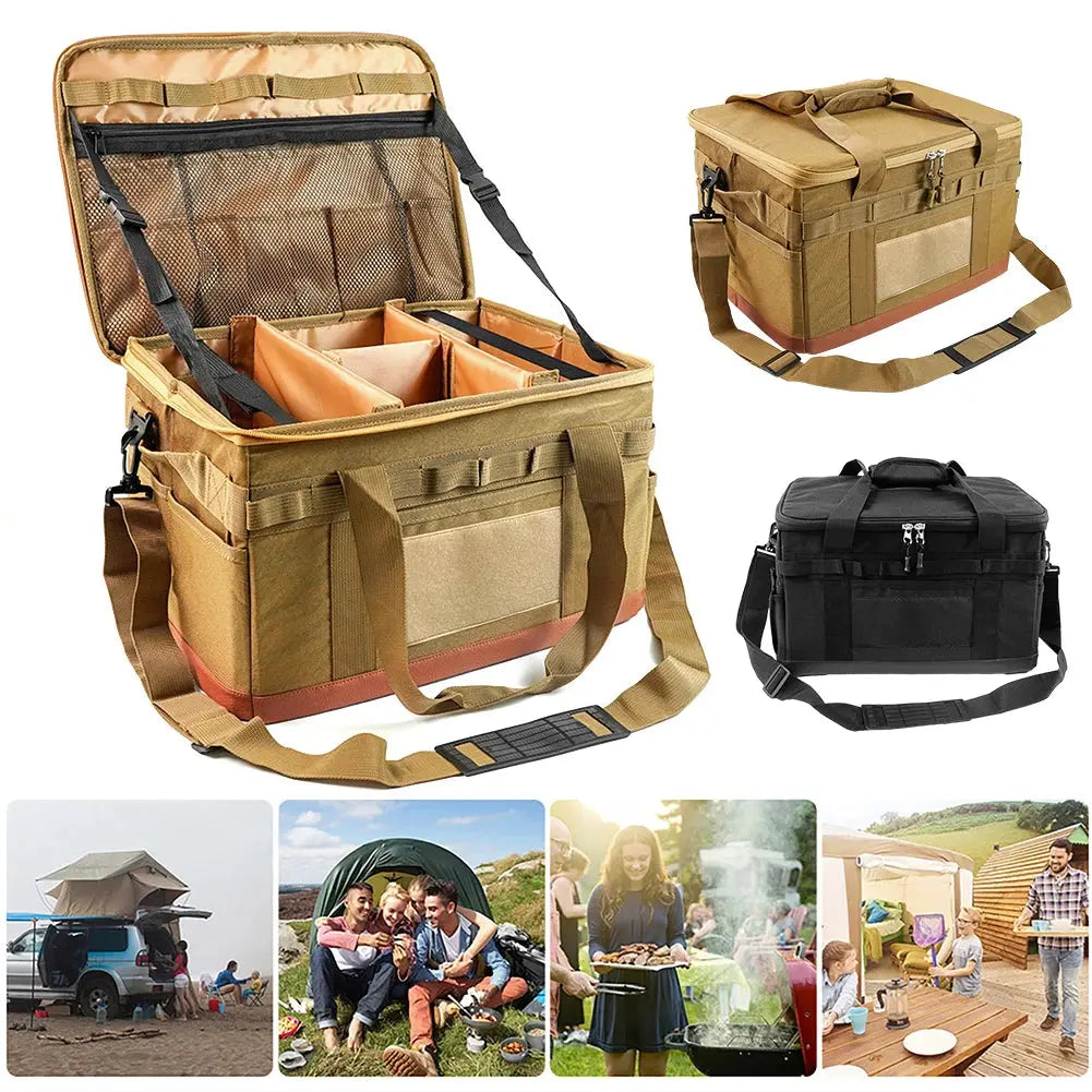 30L Camping Cooking Organizer Storage Bag