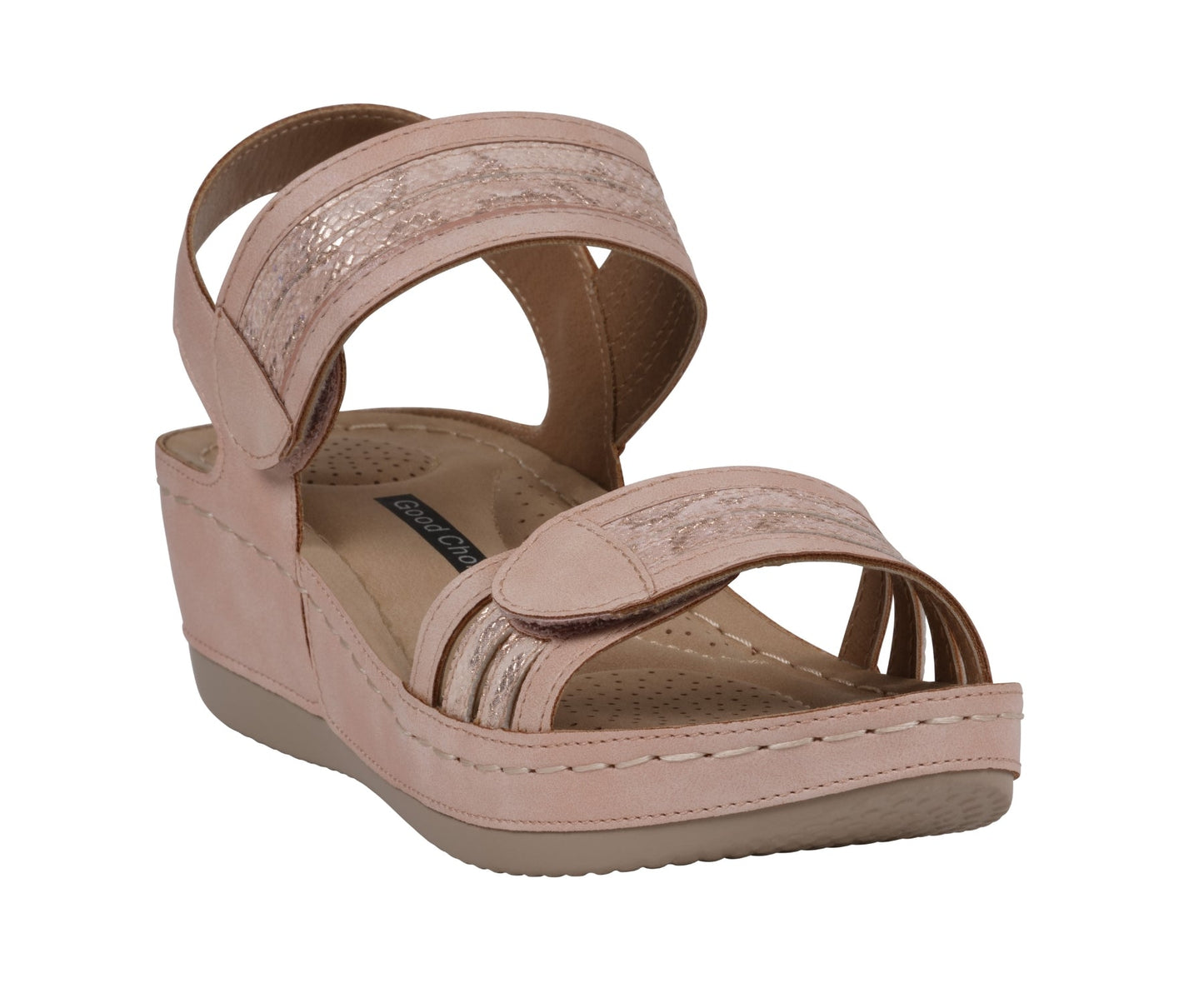 Sandalias de cuña Samar Blush