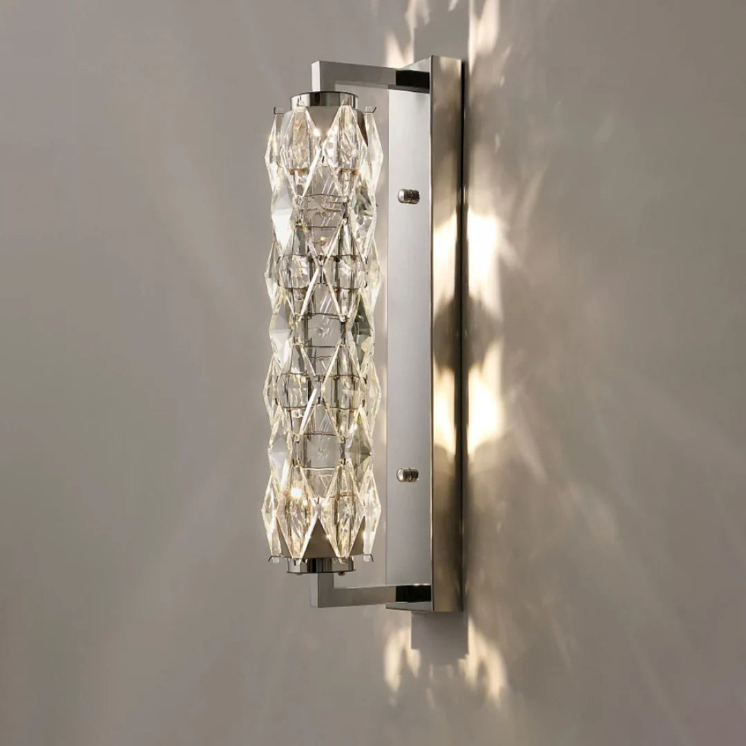 Lámpara de pared de cristal Sanne
