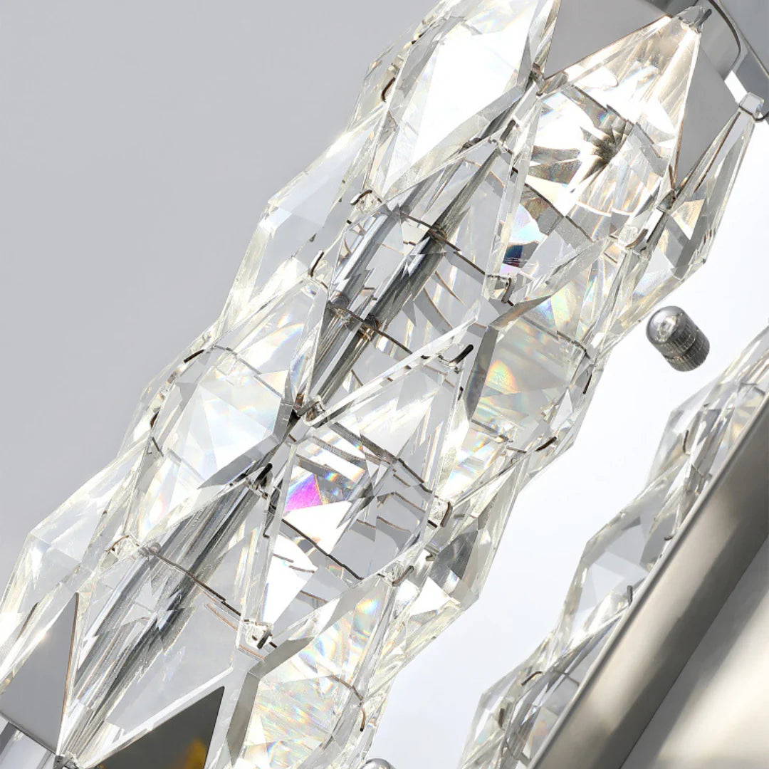 Lámpara de pared de cristal Sanne