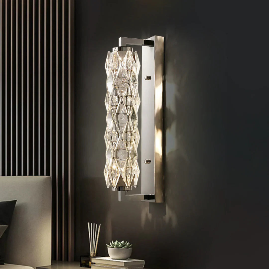 Lámpara de pared de cristal Sanne