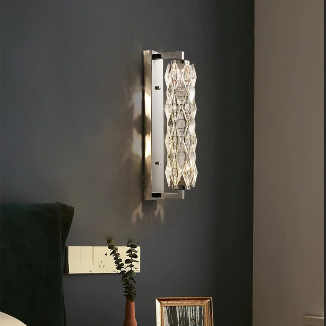 Lámpara de pared de cristal Sanne