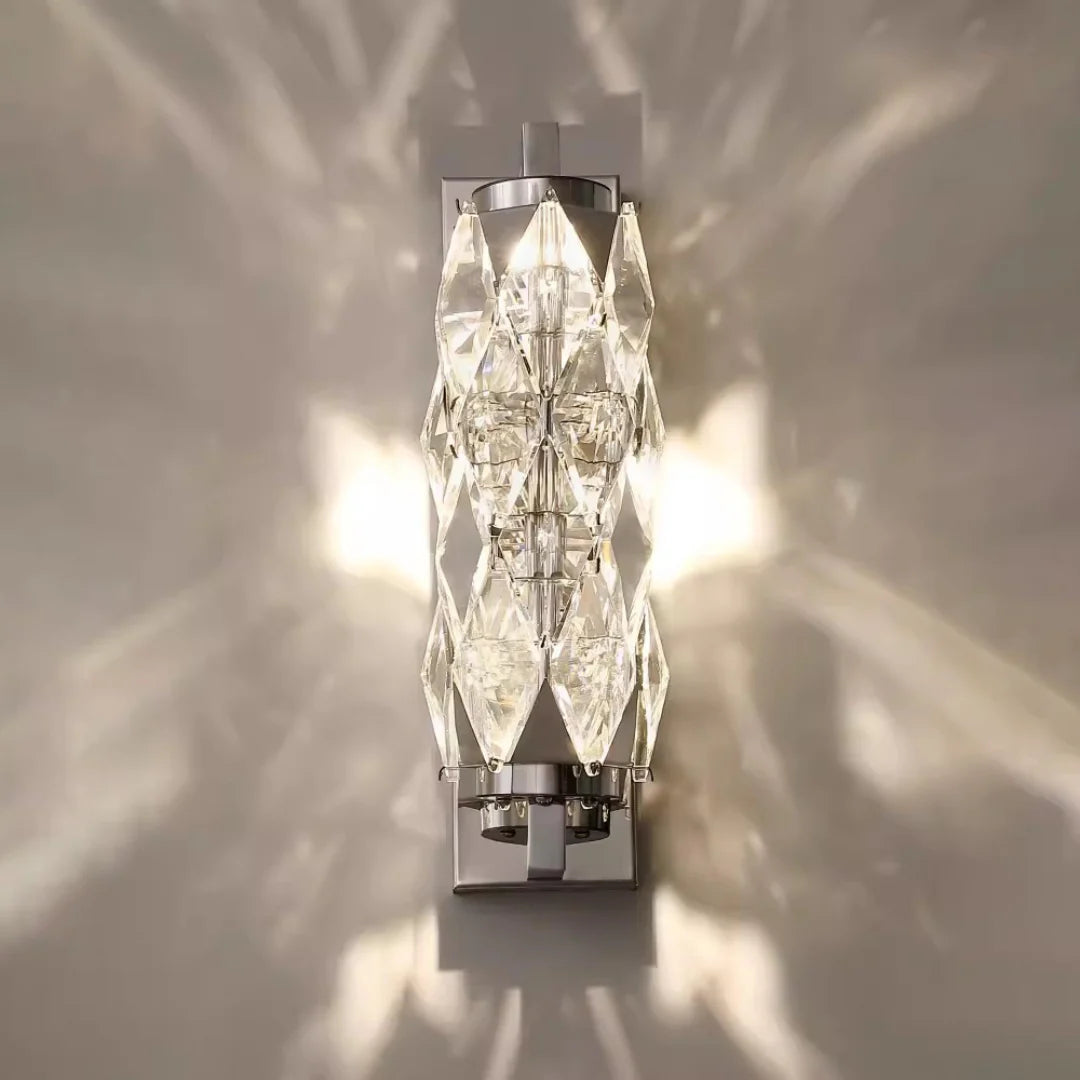 Lámpara de pared de cristal Sanne