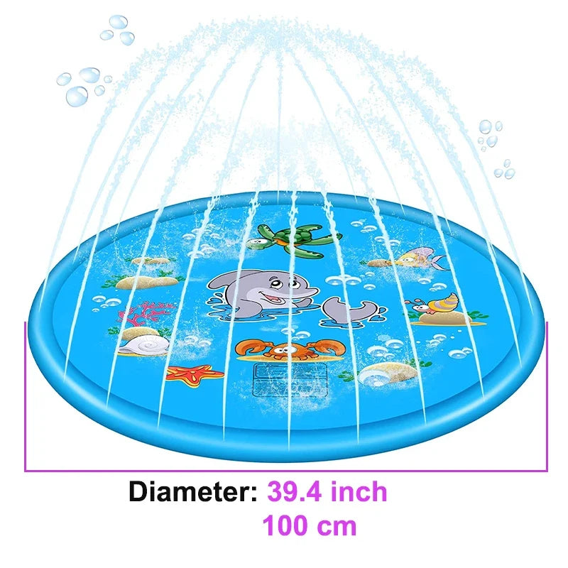 Cool Down and Play  Dinosaur Shaped Inflatable Pool for Kids