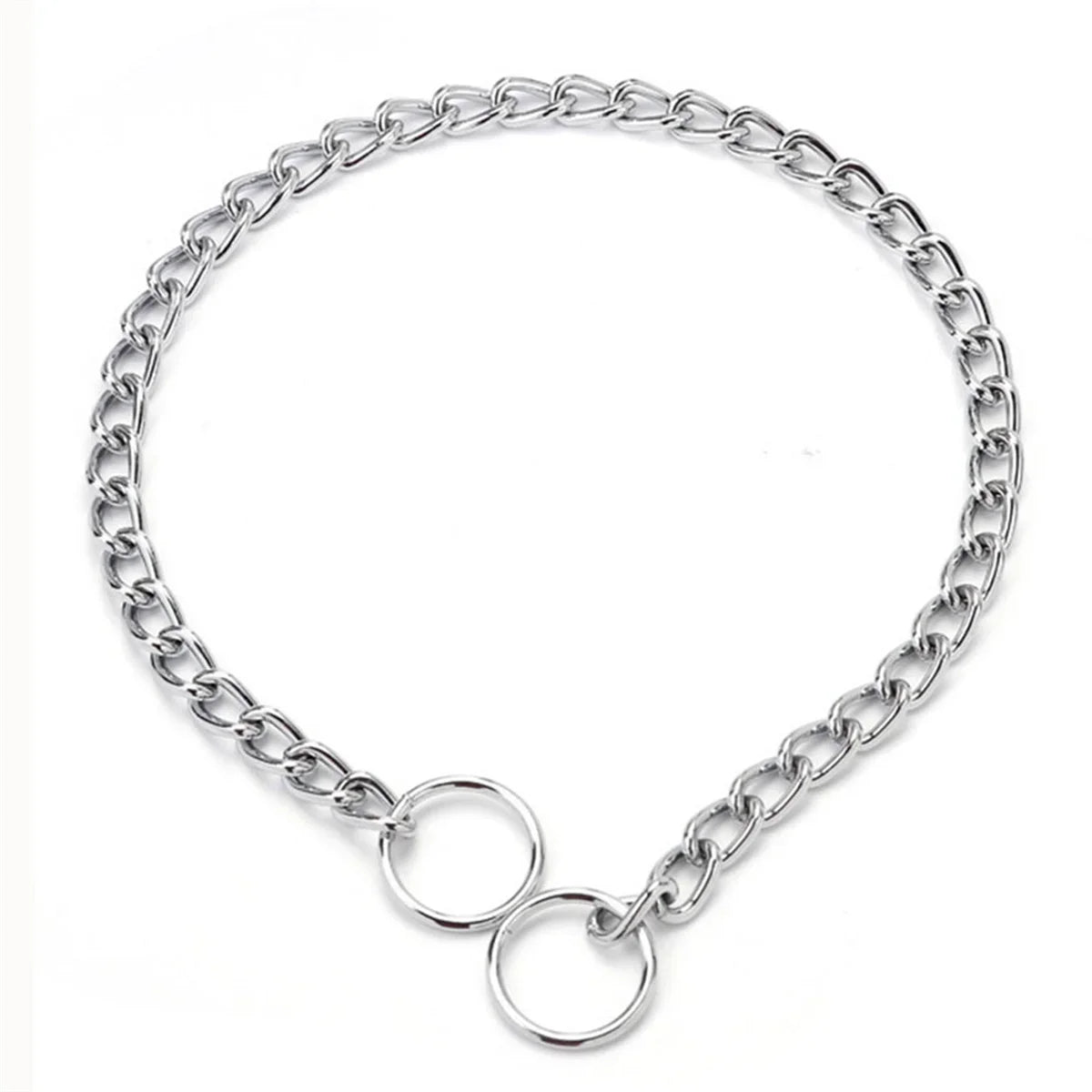 Pet P Snake Chain Collar Dog Choke Collar Stainless Steel Ship Chain for Dogs Adjustable Dog Training Choke Collar For Bulldog
