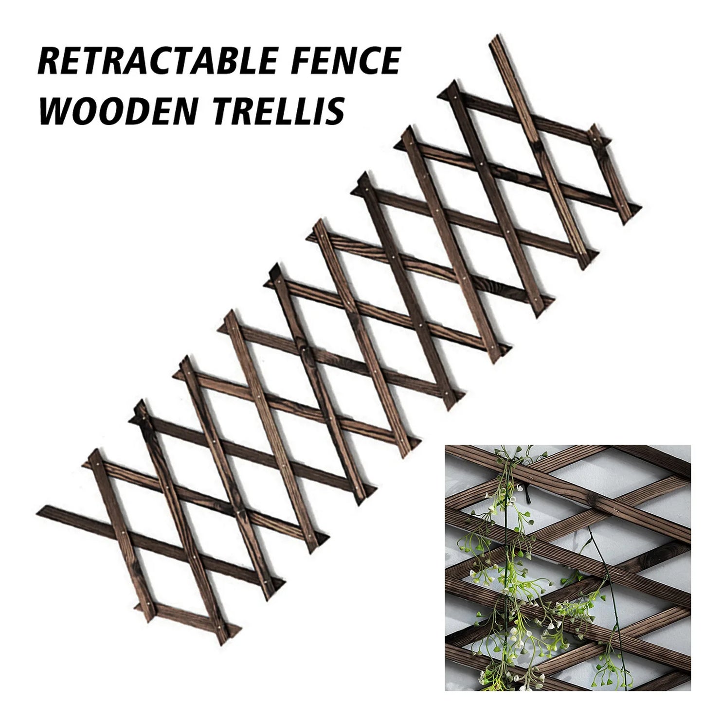Expandable Plant Climb Hanging Frame Trellis Plant Support Fence Indoor Plant Vertical Rack Wall Decor For Room Patio Garden