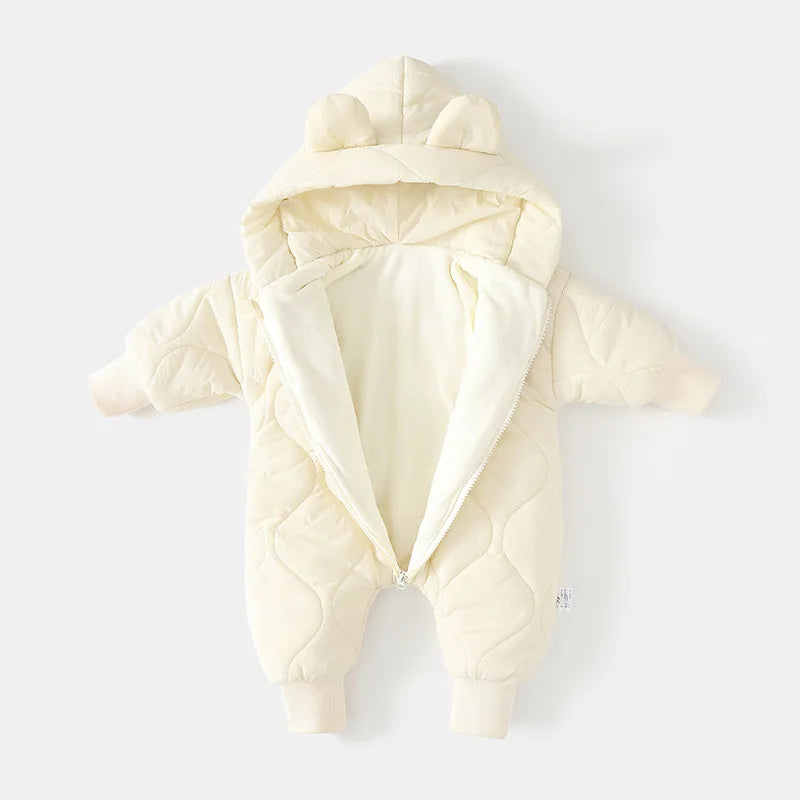 Warm Winter Baby Romper Bear Jumpsuit