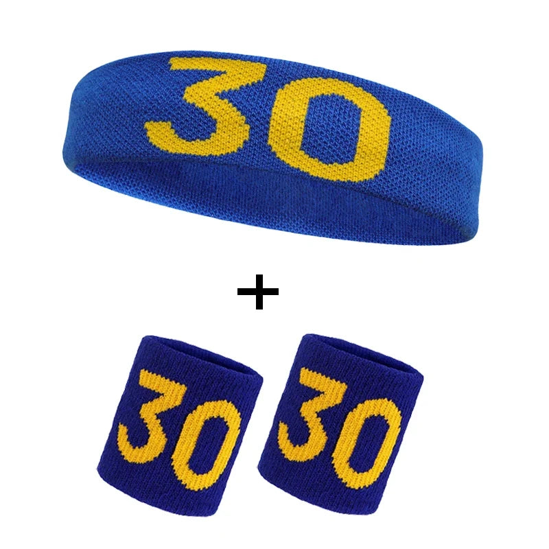 Cotton Sports Headband with Wrist Guard