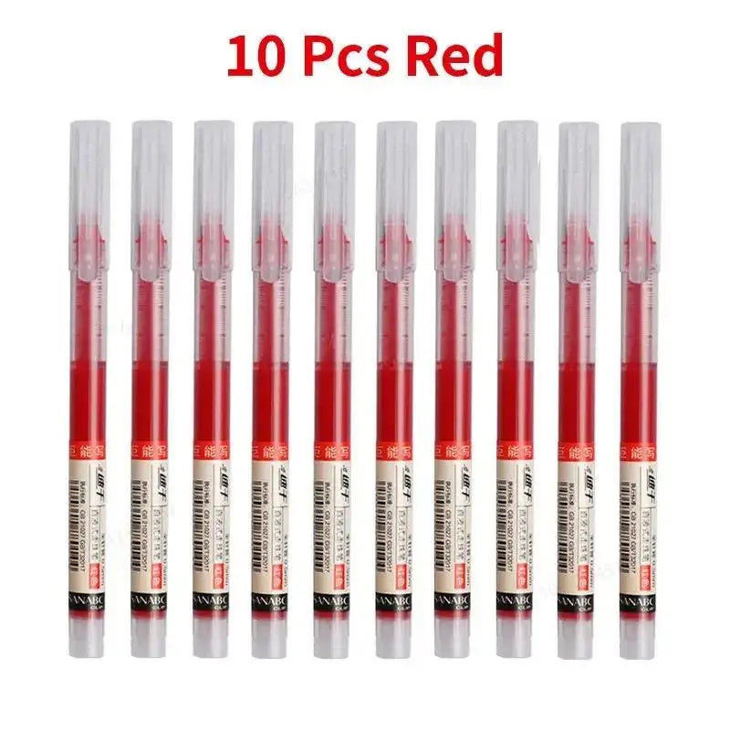 Gel Pen Set With Smooth Liquid Ink Needle Tip Writing