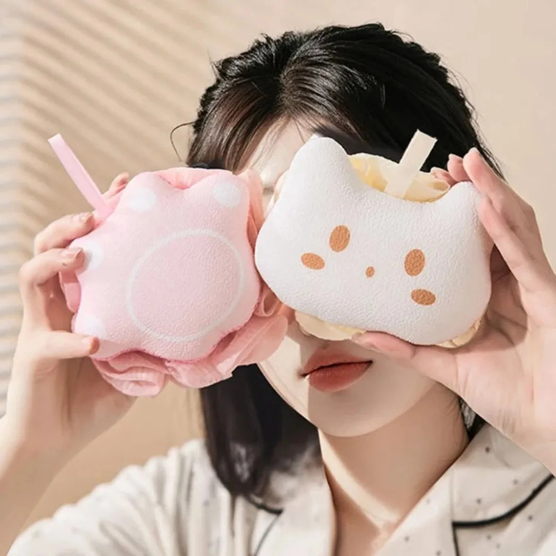 Esponja y exfoliador corporal Kawaii
