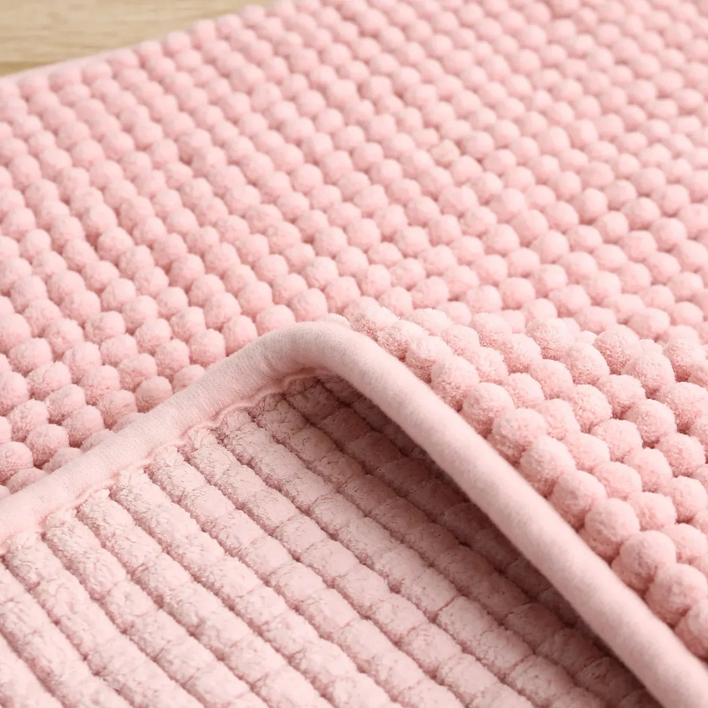 Chenille Bath Mats Encrypted Thickened Short Plush Strong Water-absorbent Non-slip Bathroom Rug Carpet Quick-drying Foot Mat