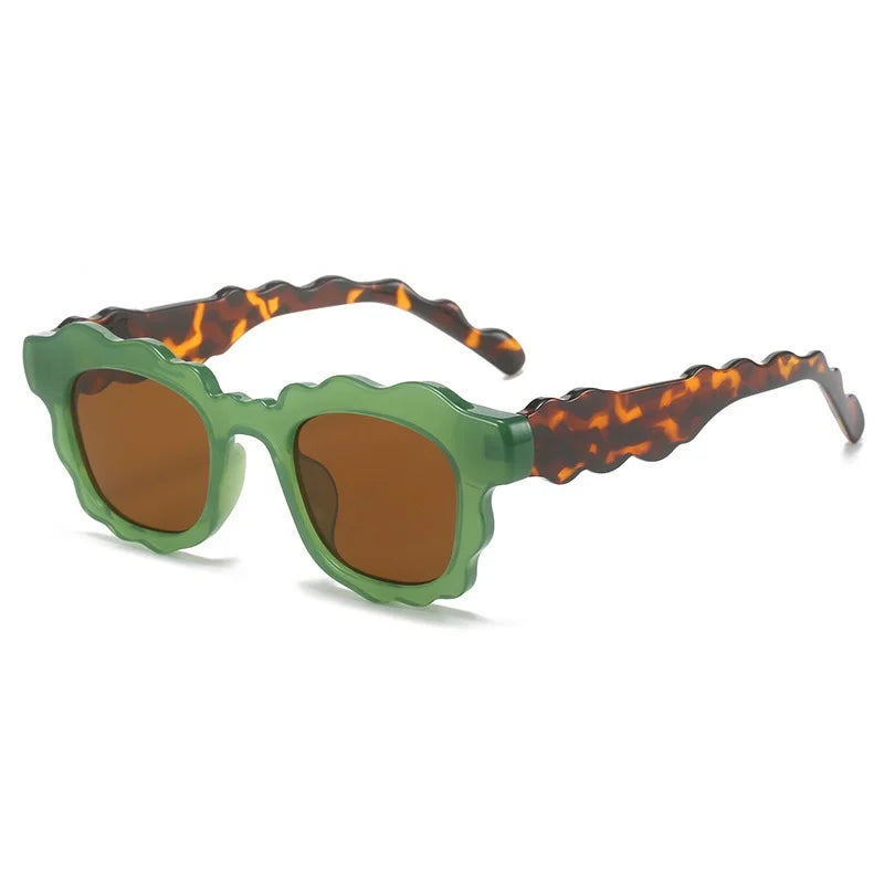 Ins Popular Square Sunglasses Women Retro Punk Brand Female Shades UV400 Men Trending Luxury Sun Glasses
