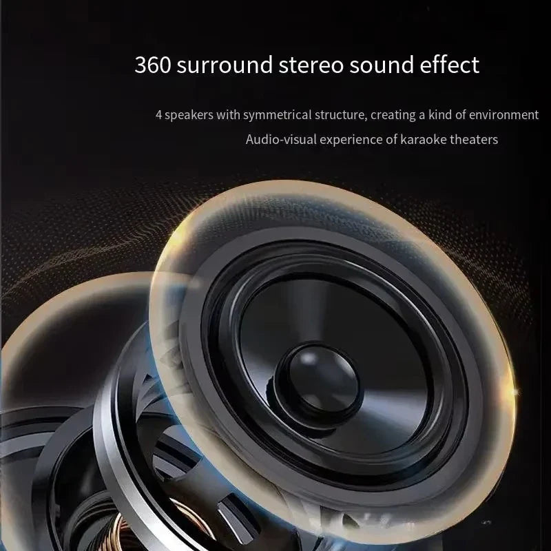Bluetooth Speaker: Upgraded Outdoor Portable Sound Premium Bluetooth Speaker with Crystal Clear Sound - Portable Wireless Audio