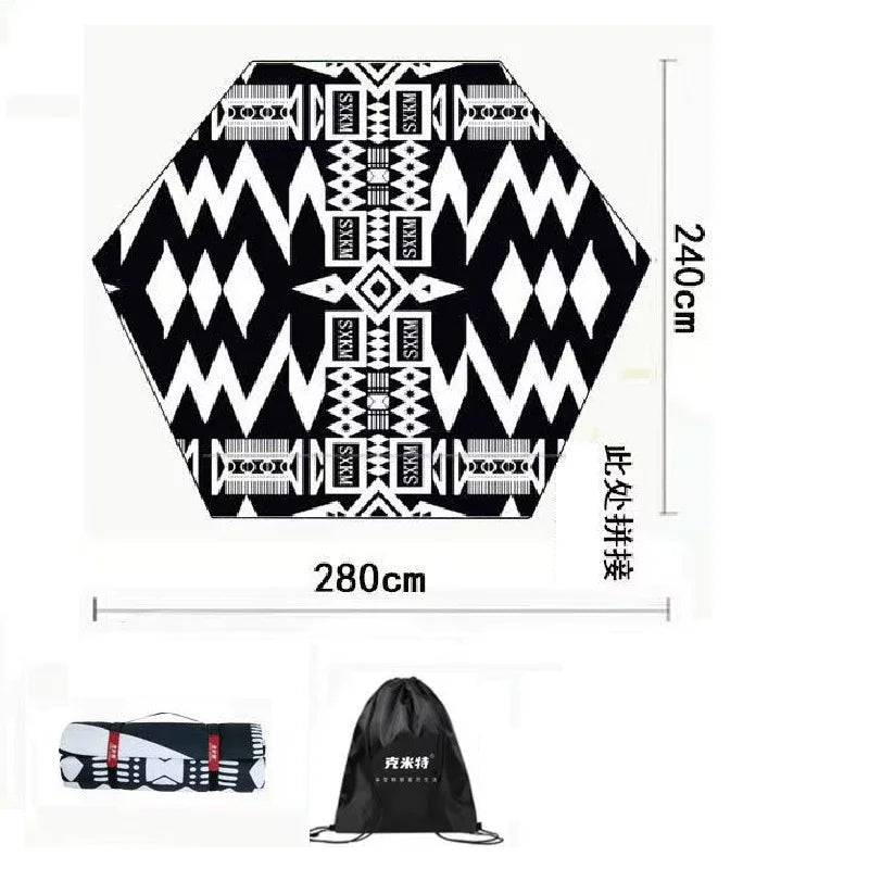 Camping Mat Outdoor Portable Ultra-light Waterproof Picnic Blanket Nature Hike Car Travel Tent Mat Beach Equipment Supplies