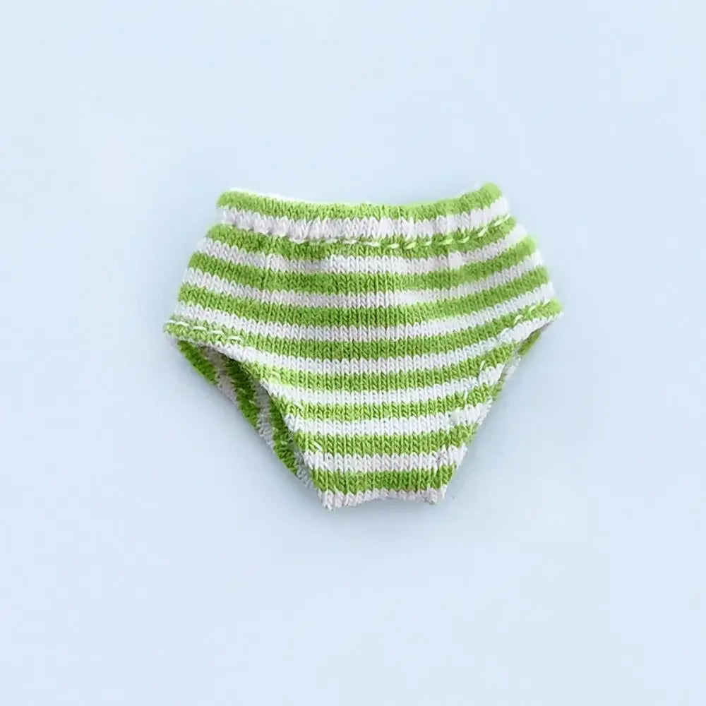 Cute OB11 Doll's Underwear DIY Elasticity Cotton Underwear 12 Colors Briefs Underwear