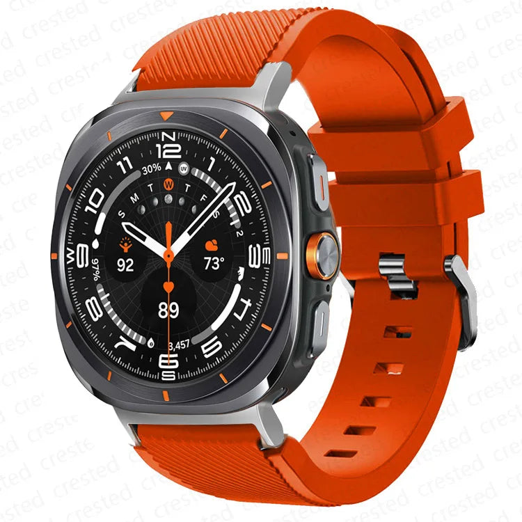Samsung Galaxy Watch Ultra, 7, 6, 5 & FE Silicone Sport Band