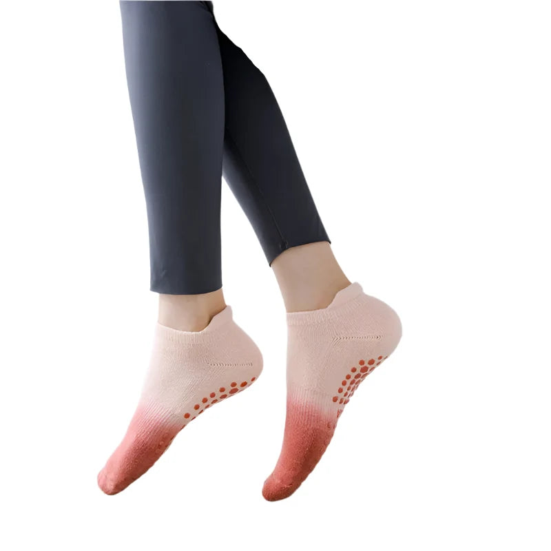 Non Slip Yoga Socks with Towel Grip