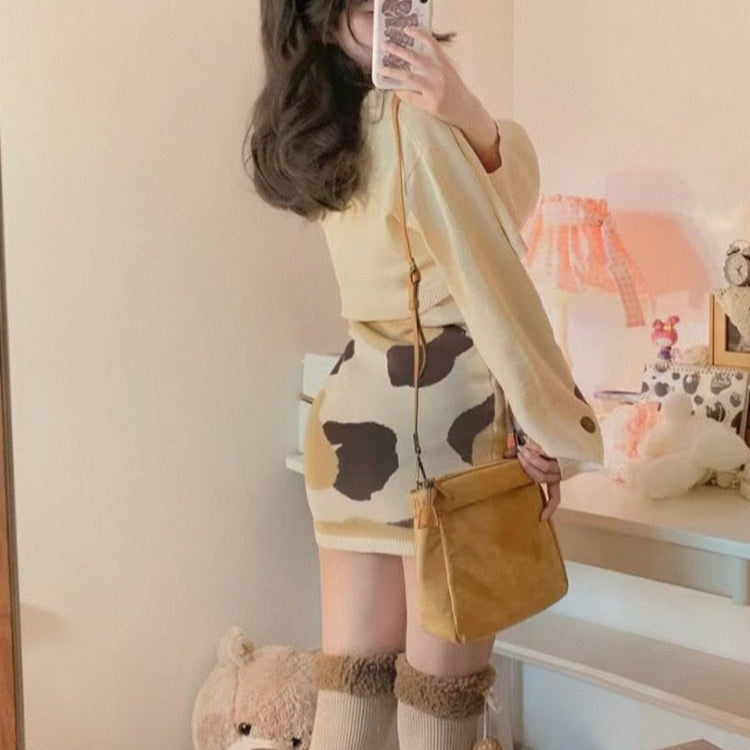 Conjunto de camuflaje con huellas de patas