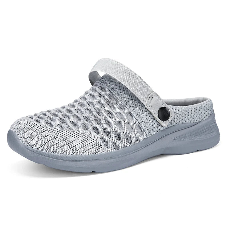 Women's Summer Sports Shoes New Platform Sandals Women Mesh Sports Breathable Beach Flat Bottom Trendy Outdoor Walking Slippers
