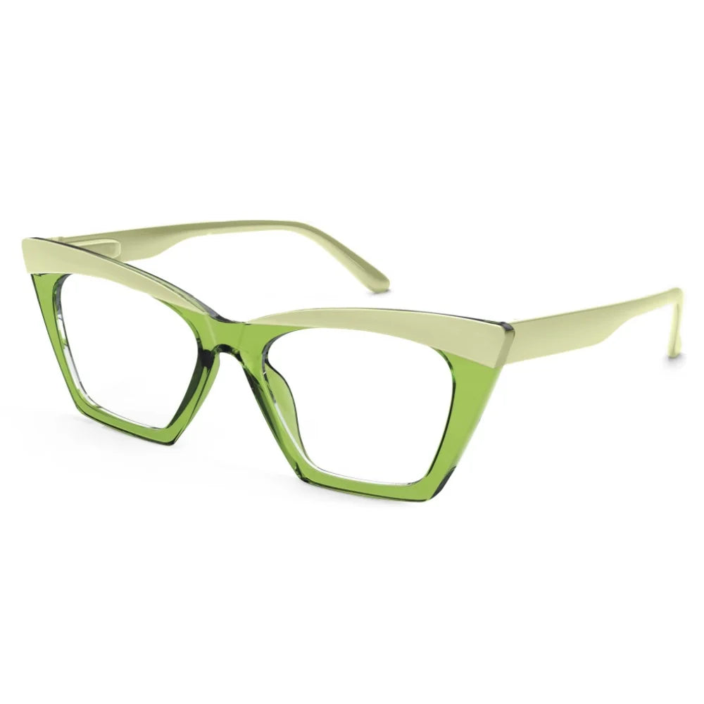Oversized Reading Glasses for women Large Readers Cateye Blue Light Blocking extra wide Anti UV/Eyestrain Fashion xl Cheaters