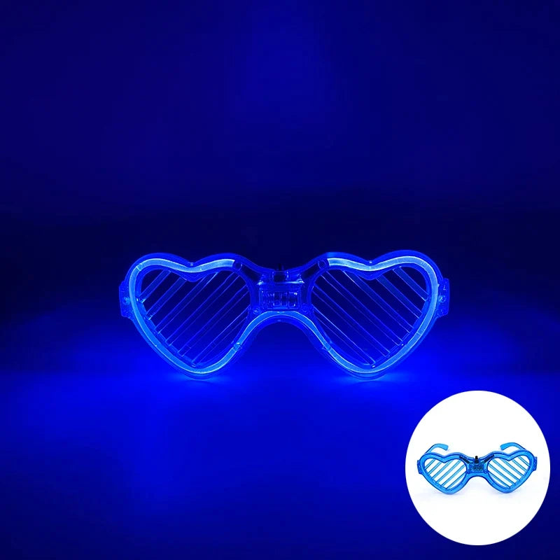 New Cool Wireless Glowing LED Light Up Glasses For Rave Festival Party Luminous Neon Mosaic Sunglasses Club Disco Eye Glasses