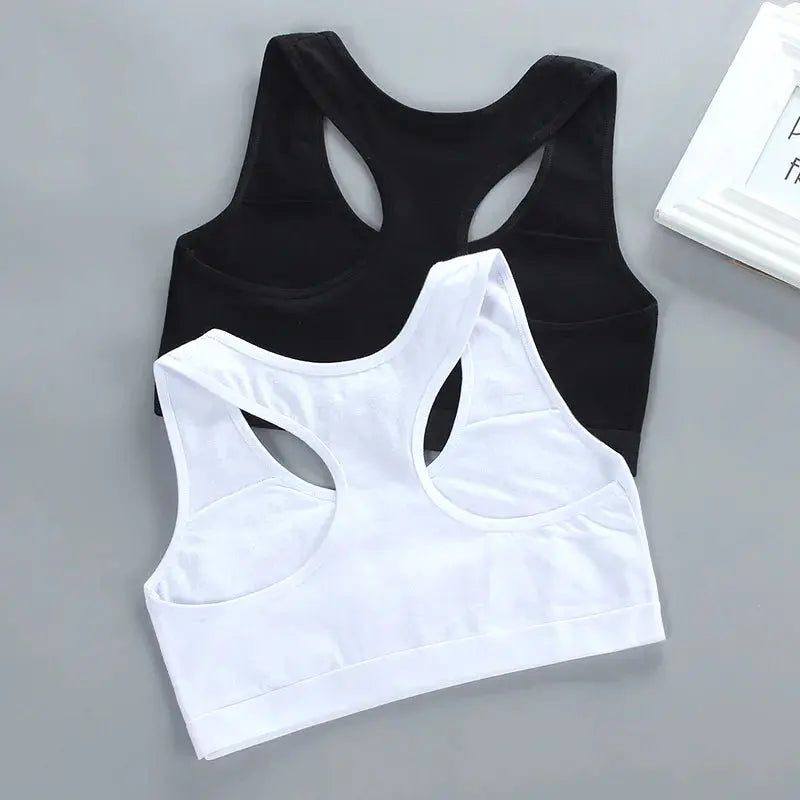 Cotton Training Bras for Growing Girls, Ages 8-18