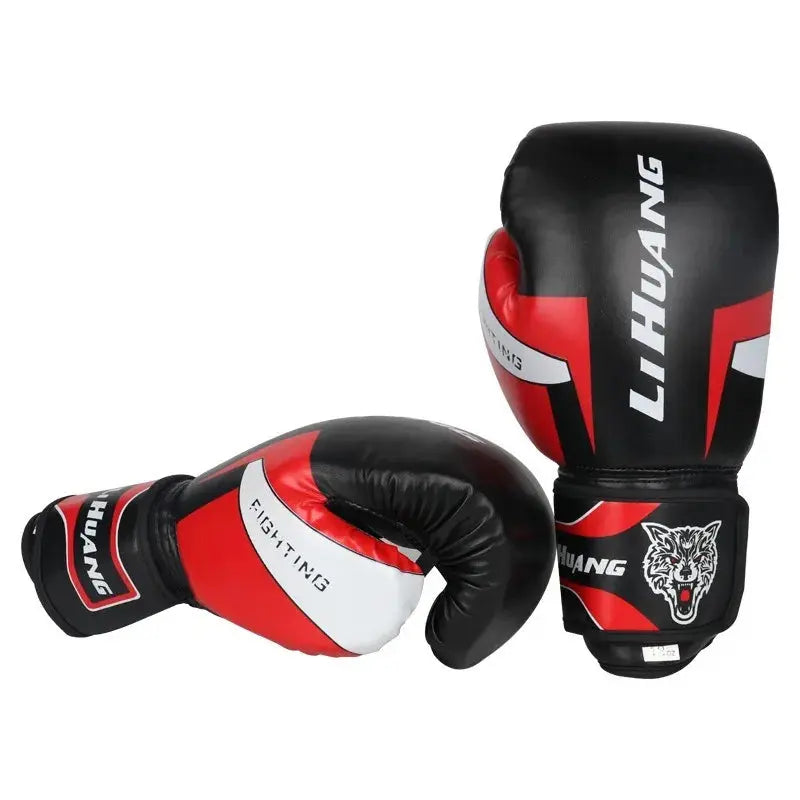 Professional Boxing Gloves PU Leathe  MMA  Kickboxing