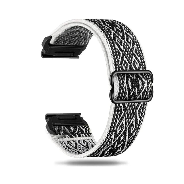 Garmin QuickFit 20/22/26mm Elastic Bohemian Woven Nylon Band