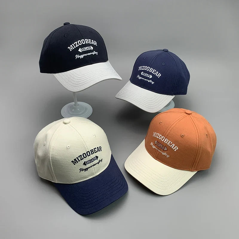 Embroidered Letter Baseball Caps