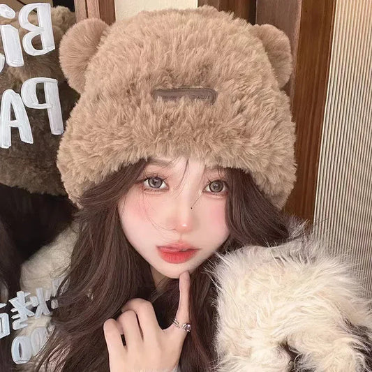 Gorro con orejas de oso bonitas