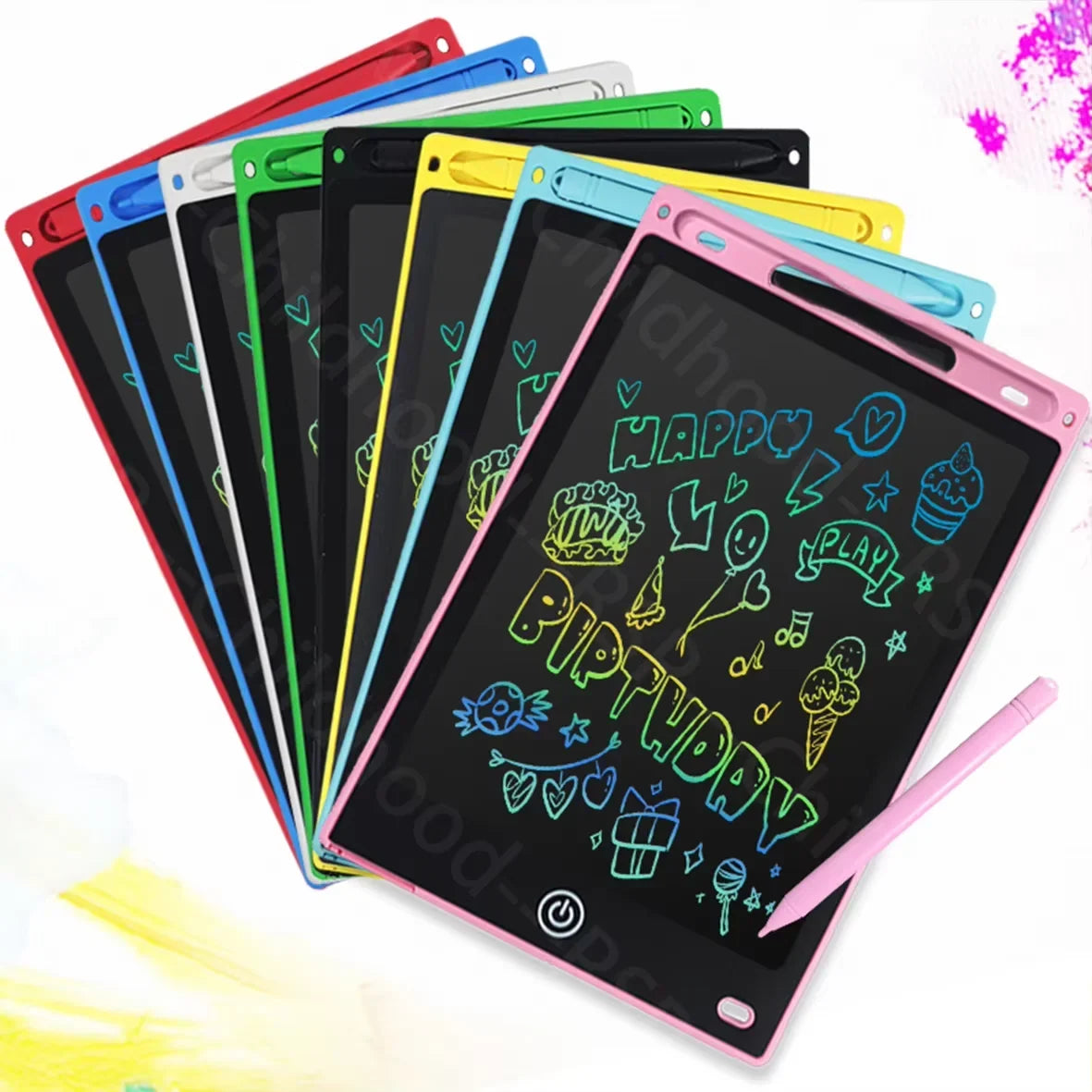 LCD writing tablet computer, suitable for children, electronic toy tablet, single-click erasure