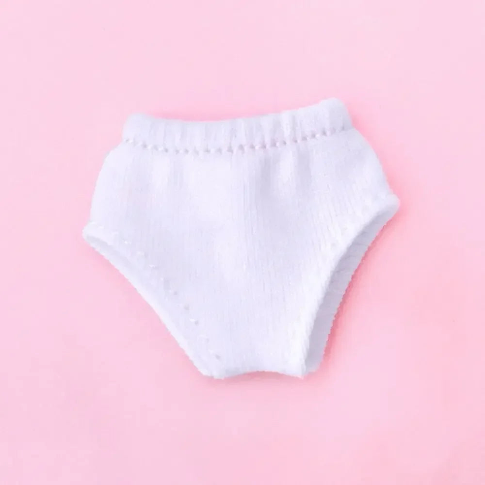 Cute OB11 Doll's Underwear DIY Elasticity Cotton Underwear 12 Colors Briefs Underwear
