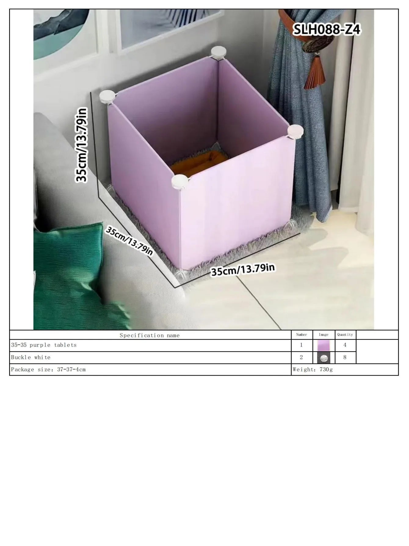 Dog Pet Fence Indoor Isolation Gate Dog Cage Small Dog Iron Guardrail Freely Combinable Cat and Dog Pet Fence