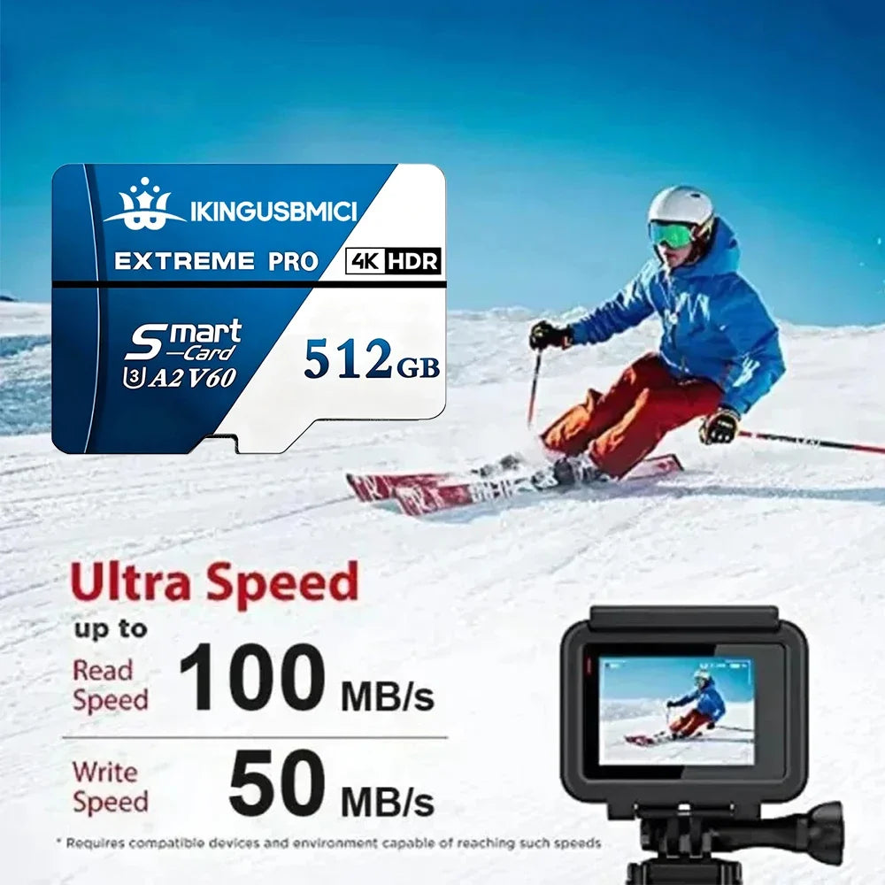 32GB 64GB 128GB 256GB 512GB Memory Card SD Cards TF Cards Micro TF Card UHS-I Ultra HD Full HD 4K Fast Transfer for Mac GoPro Ga