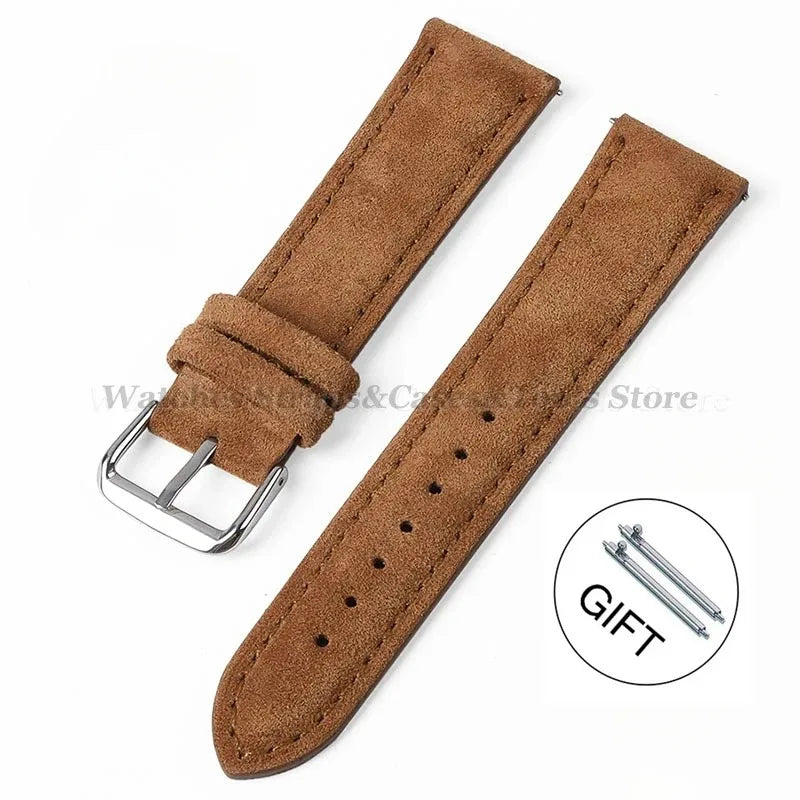 COROS PACE & APEX Suede Leather Band with Tonal Stitching