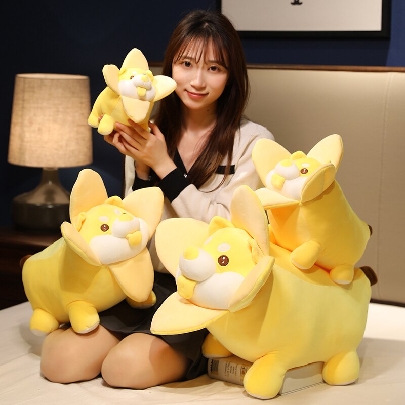 Peluche de Shiba Inu Plátano