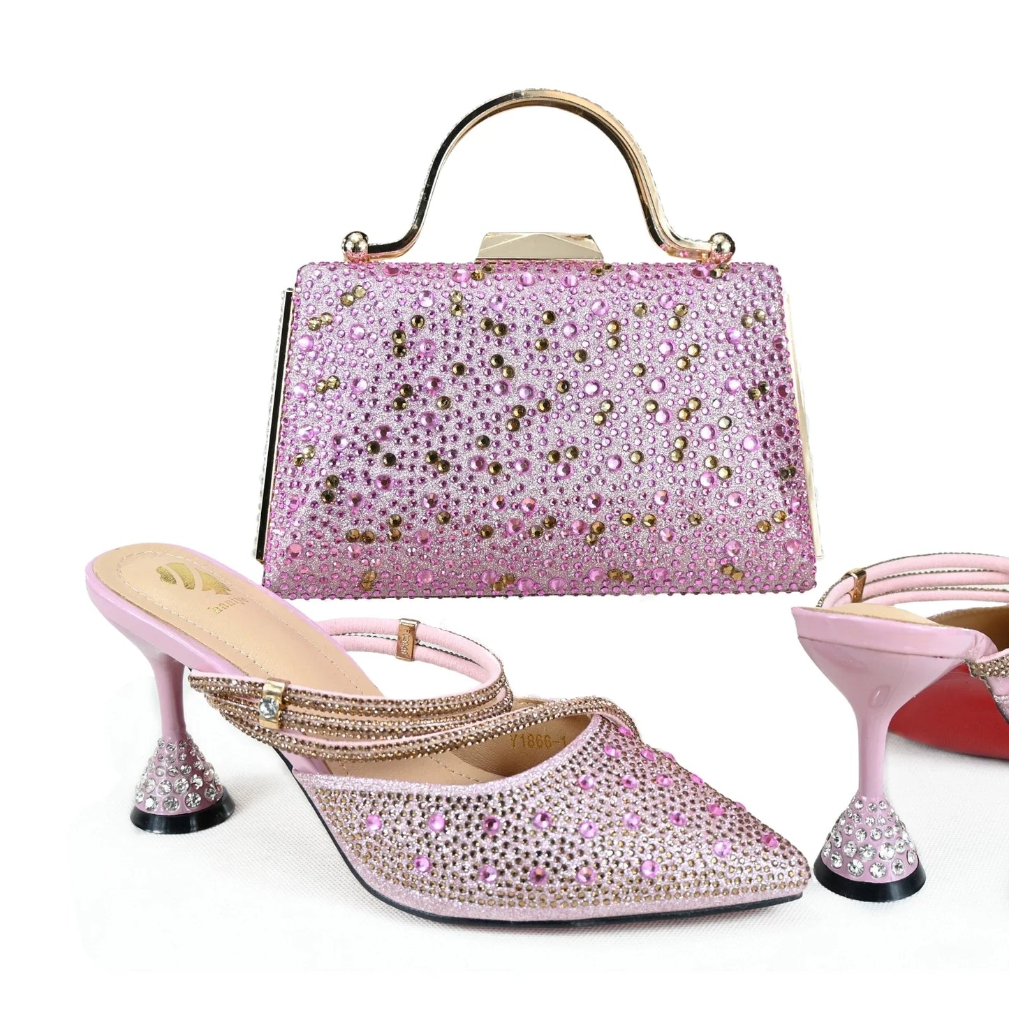Set italiano de zapatos y bolso Nuevo HGH1-16