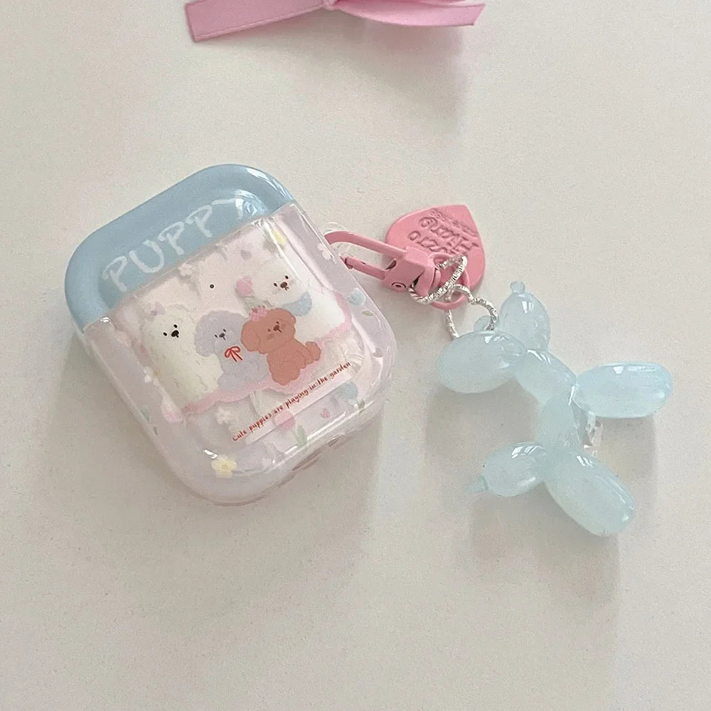 Funda de AirPods Perritos Pastel