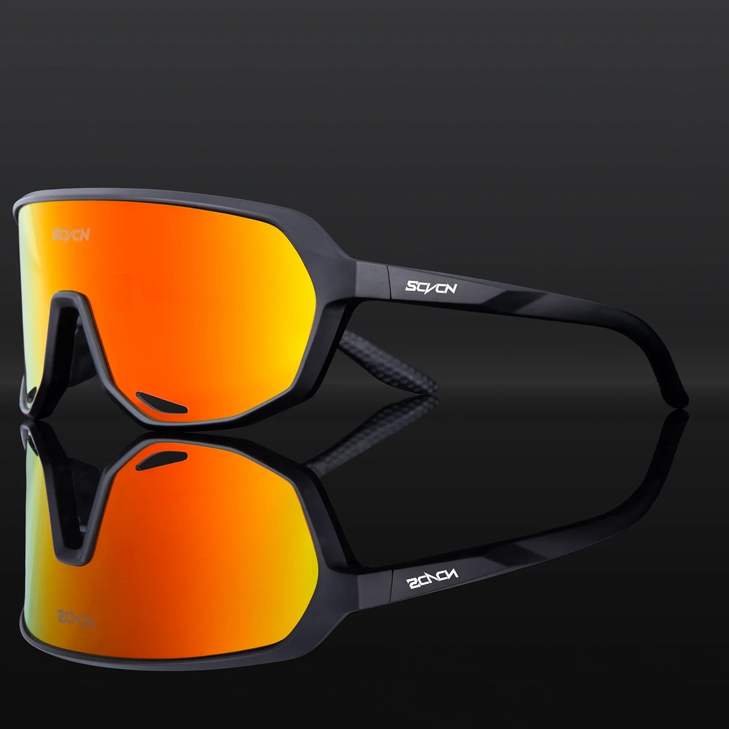 Scvcn Cycling Glasses Photochromic Sunglasses for Men Sun Mountain Bike Road Bicycle Eyewear Cycle Goggles Sports UV400 MTB
