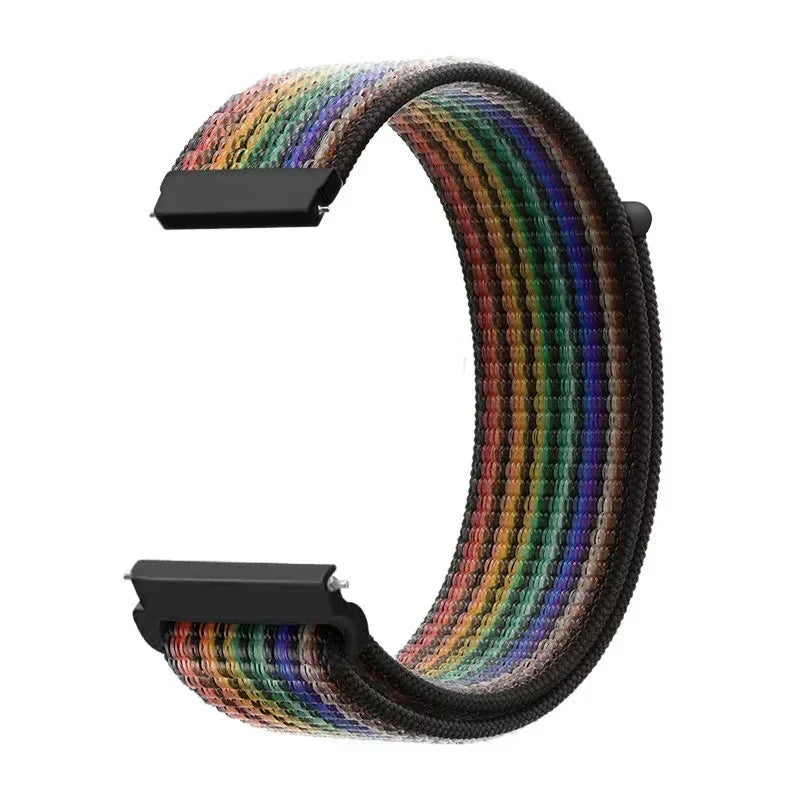 OnePlus Watch Nylon Sport Loop Band, Adjustable Velcro, 50 Colors
