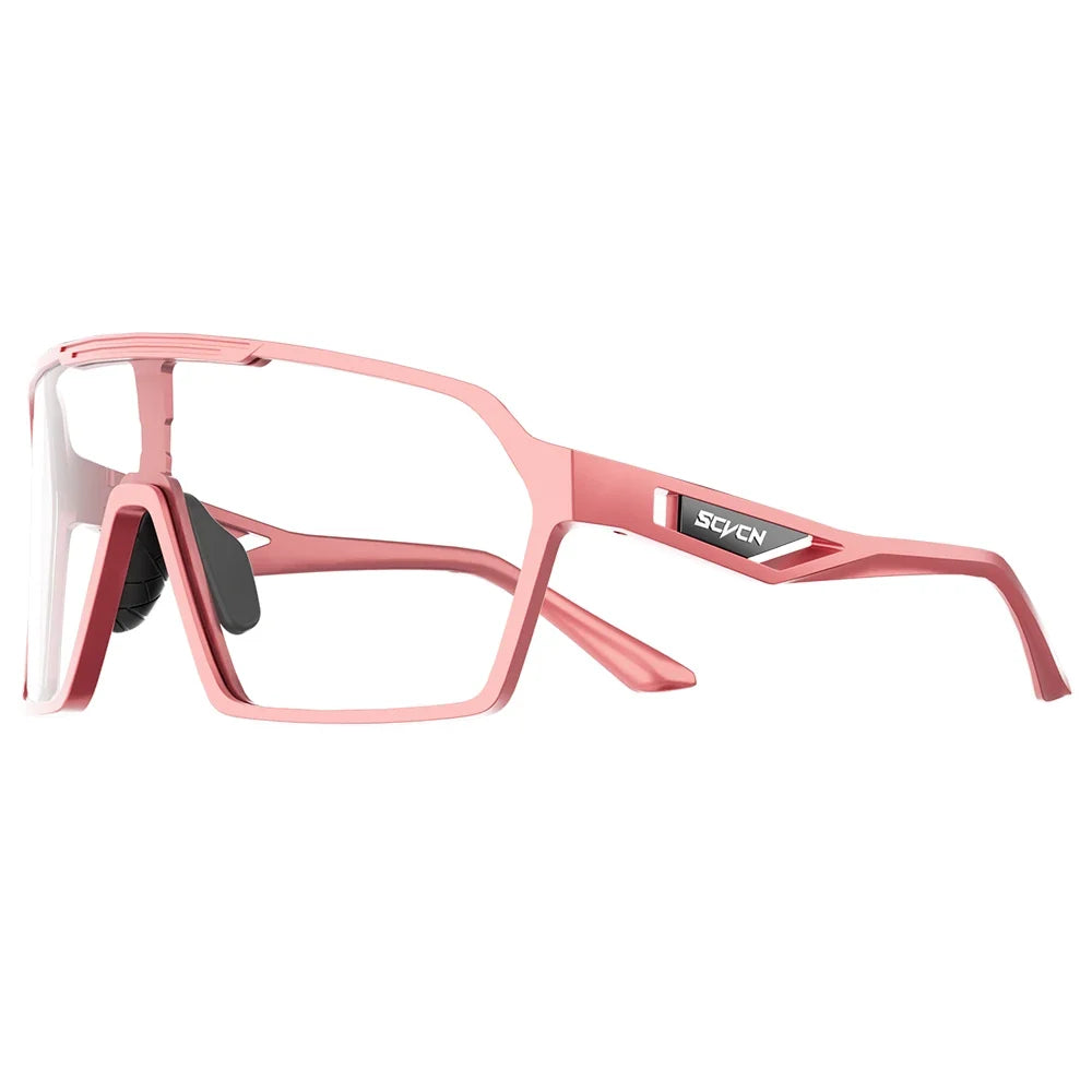 SCVCN Cycling Photochromic Sunglasses Men Women Outdoor Sports Running Glasses UV400 MTB Road Bike Eyewear Driving Hiking