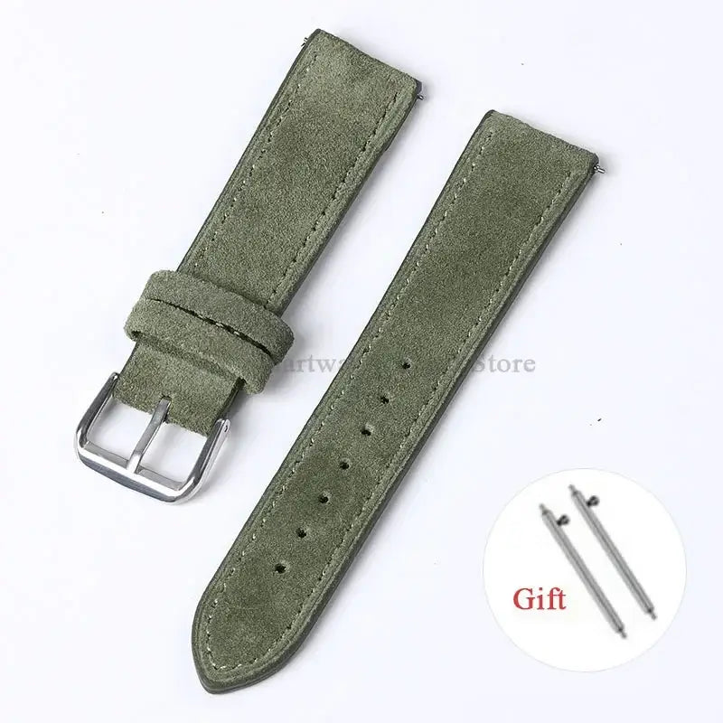 Amazfit Balance, GTR, GTS & Bip Vintage Suede Leather Band