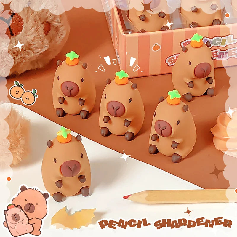 Sacapuntas de Capibara Kawaii