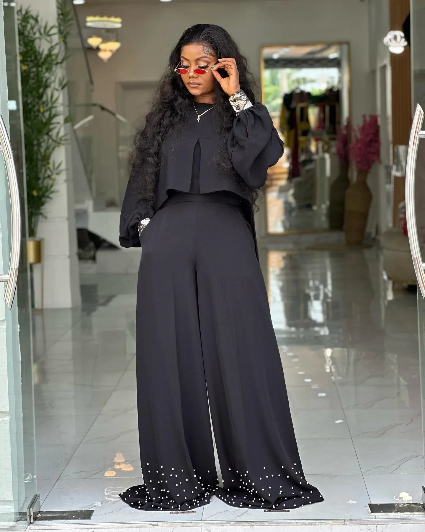 2 Piece Women Sets 2025 New Arrival Spring Summer Matching Sets Solid Color Two Pieces Sets Top And Pants Suits Outfits Clothing