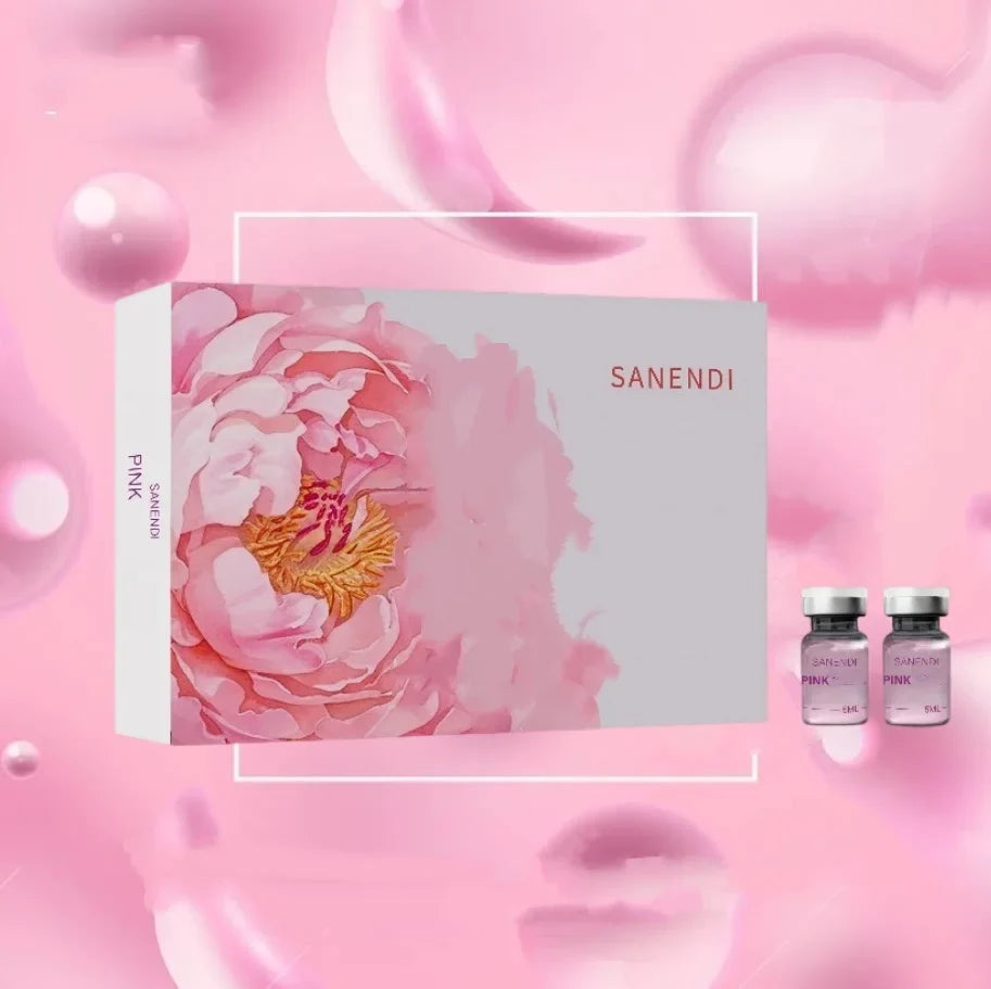 PDRN Salmon DNA Pink Cocktail Facial Serum For Face Glowing Hyaluronic Acid Korean 5 Box With Free EMS RF Tool